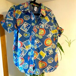 Vintage Sag Harbor Sport Travel Button Up size M